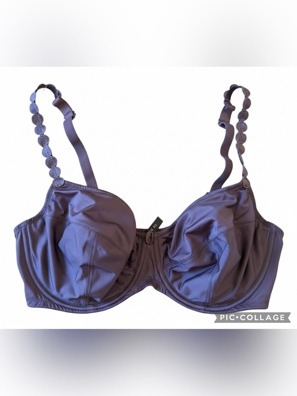 Unlined Brown Marie Jo 38E  Underwire Bra, Gently Used